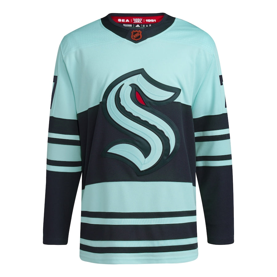 Men's Seattle Kraken Jordan Eberle adidas Light Blue Reverse Retro 2.0 Authentic Player Jersey