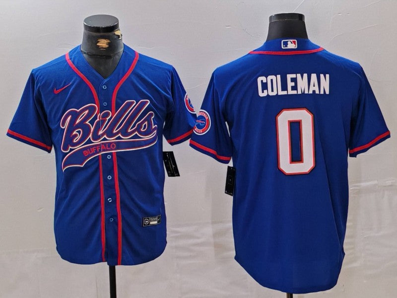 Men's Buffalo Bills Keon Coleman #0 Royal Game Jerseys