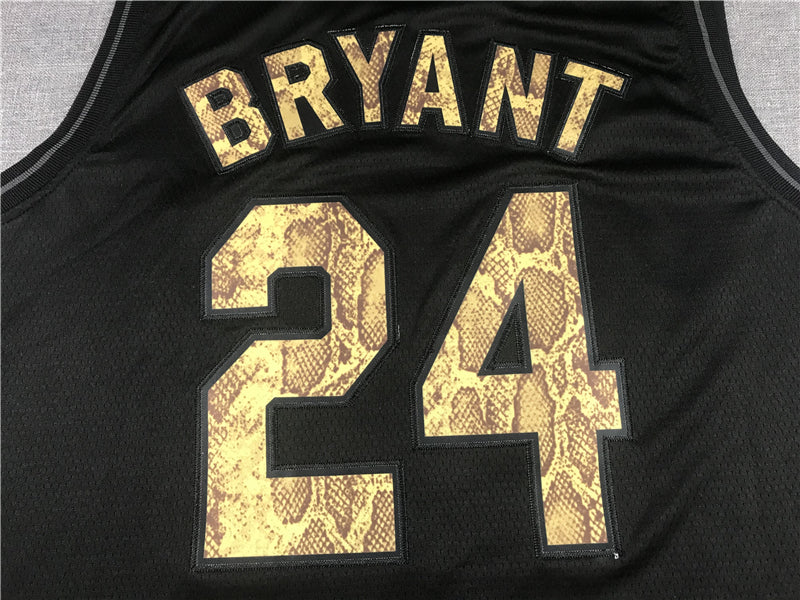 Men's Los Angeles Lakers Kobe Bryant #24 Black Swingman Player Jerseys