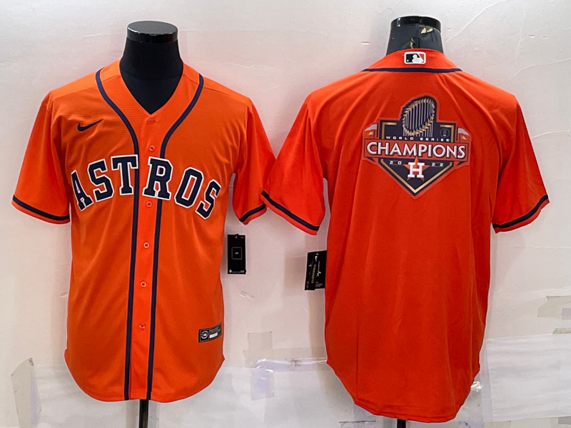 Men's Houston Astros Orange Replica Player Jerseys