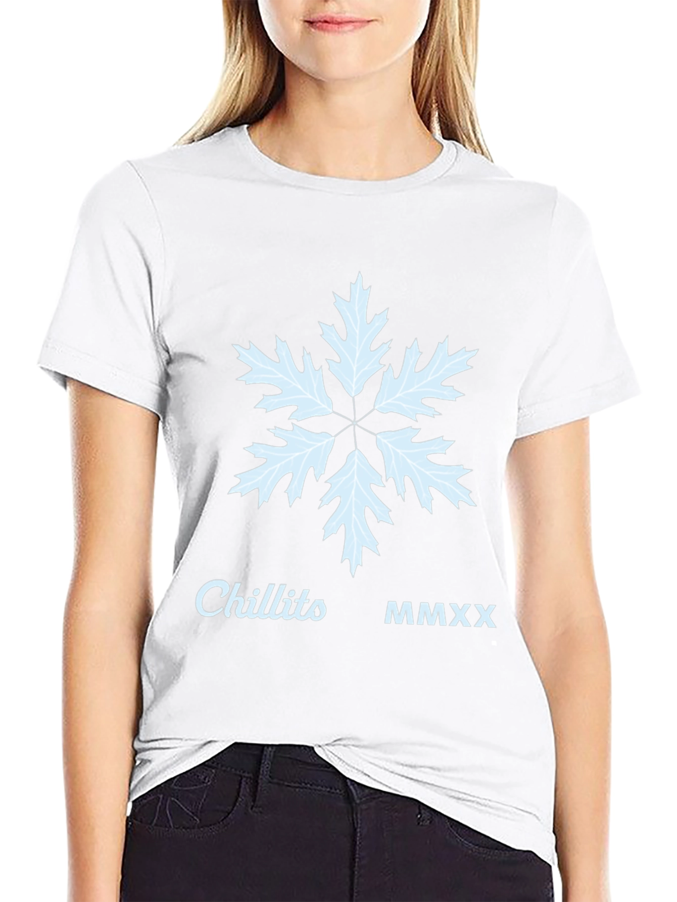 Chillito MMXX Snowflake T-Shirt - Black