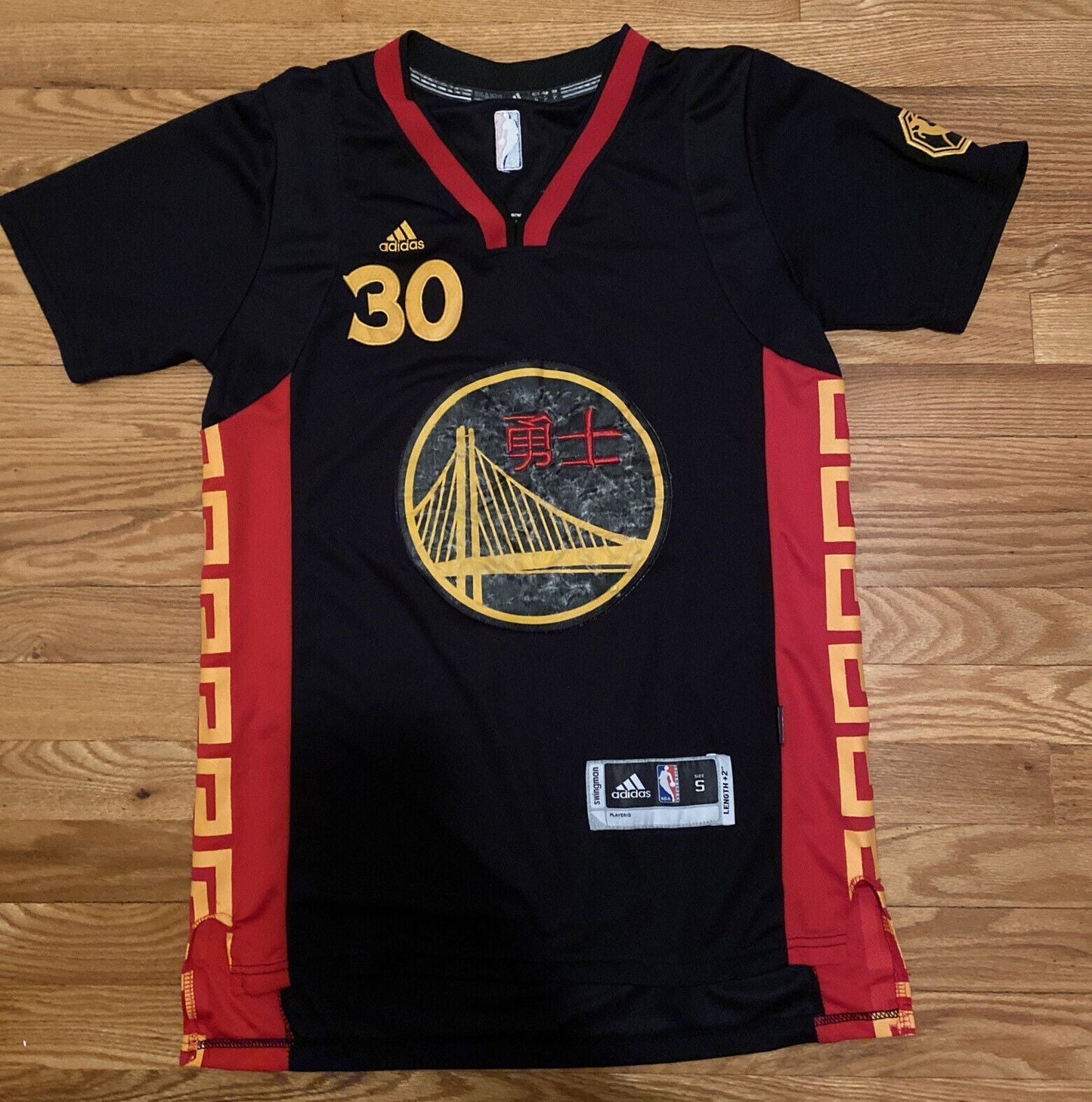 Men's Golden State Warriors Stephen Curry #30 Chinese New Year Jerseys