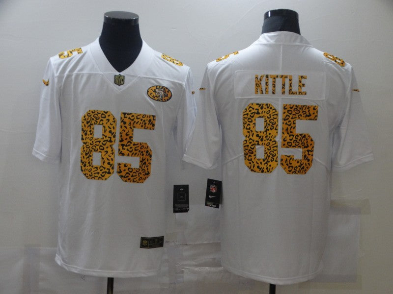 Men's San Francisco 49ers George Kittle #85 White Player Game Jerseys