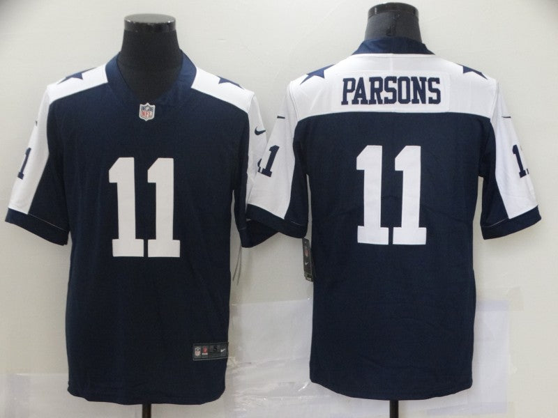Men's Dallas Cowboys Micah Parsons #11 Navy Alternate Fashion Game Jerseys