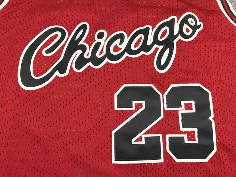Men's Chicago Bulls Michael Jordan Red 1984-85 Hardwood Classics Jerseys