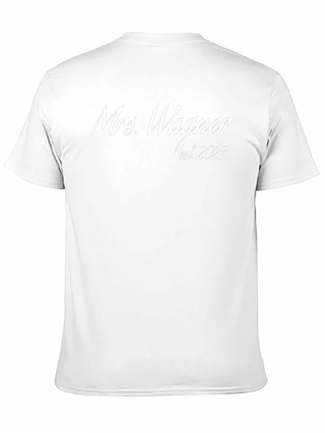Mrs. Wagner Est. 2023 T-Shirt - Bridal Shower Gift