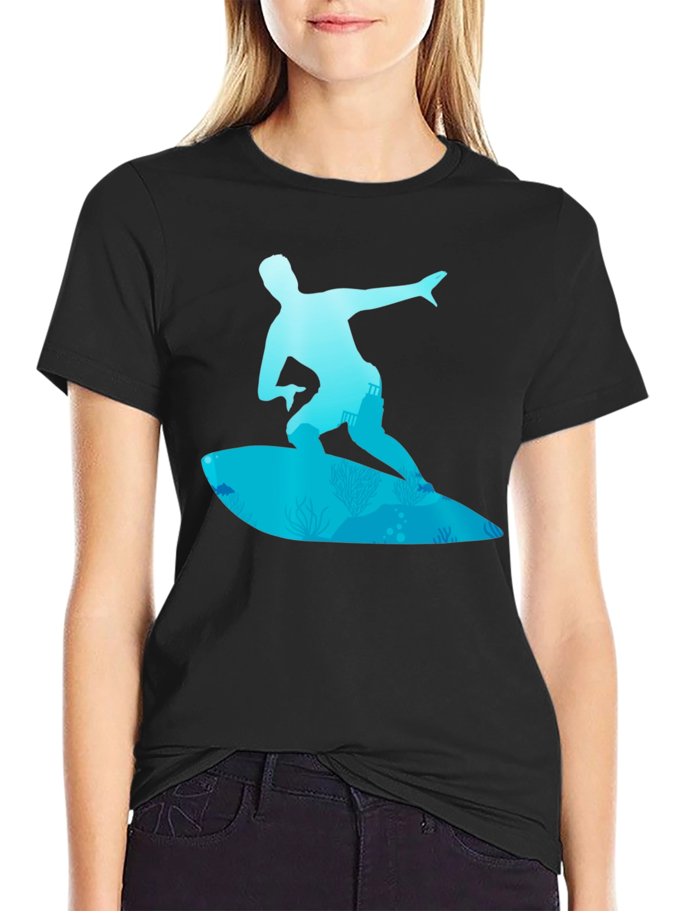 Surfer Graphic Tee - Ride the Wave in Style