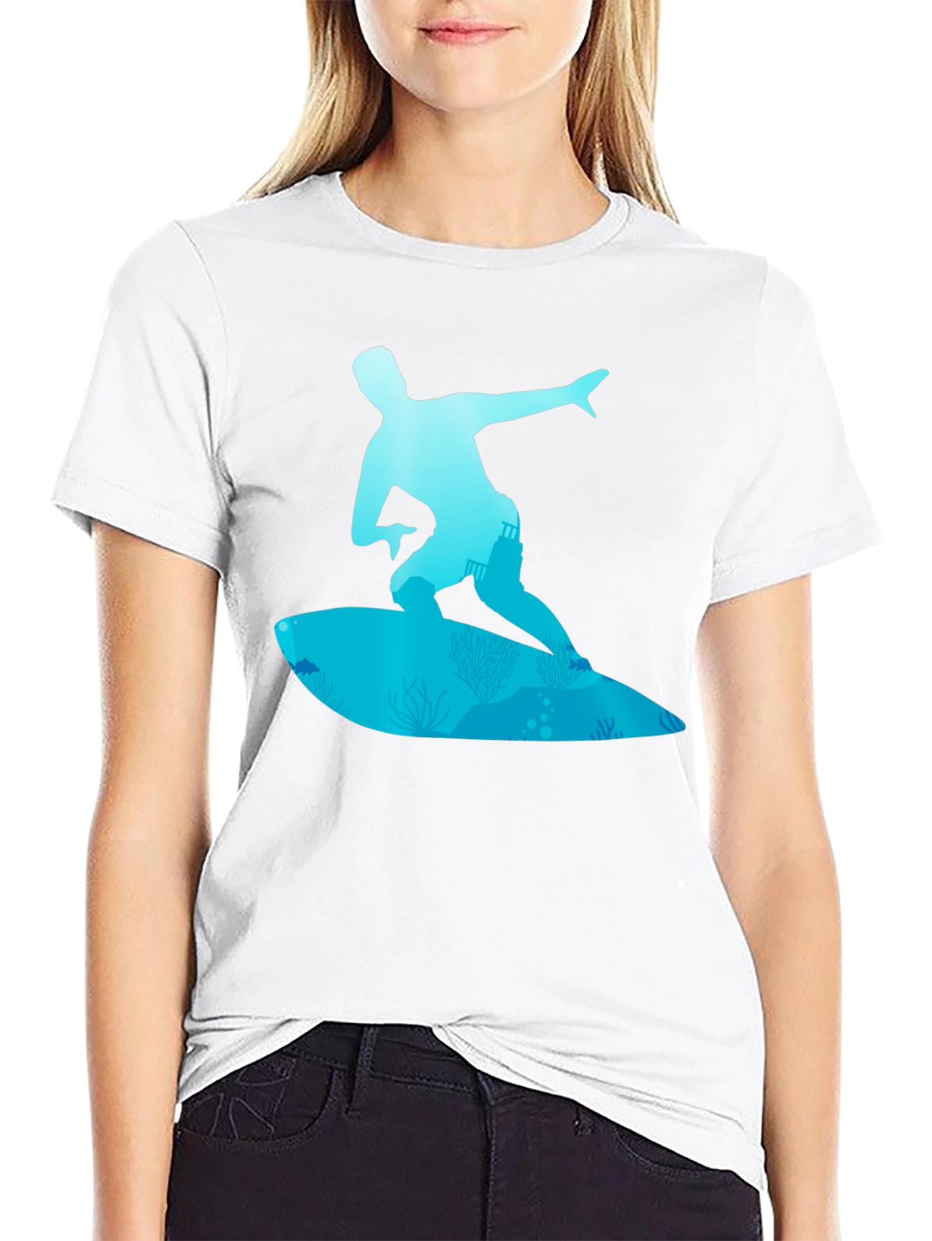 Surfer Graphic Tee - Ride the Wave in Style