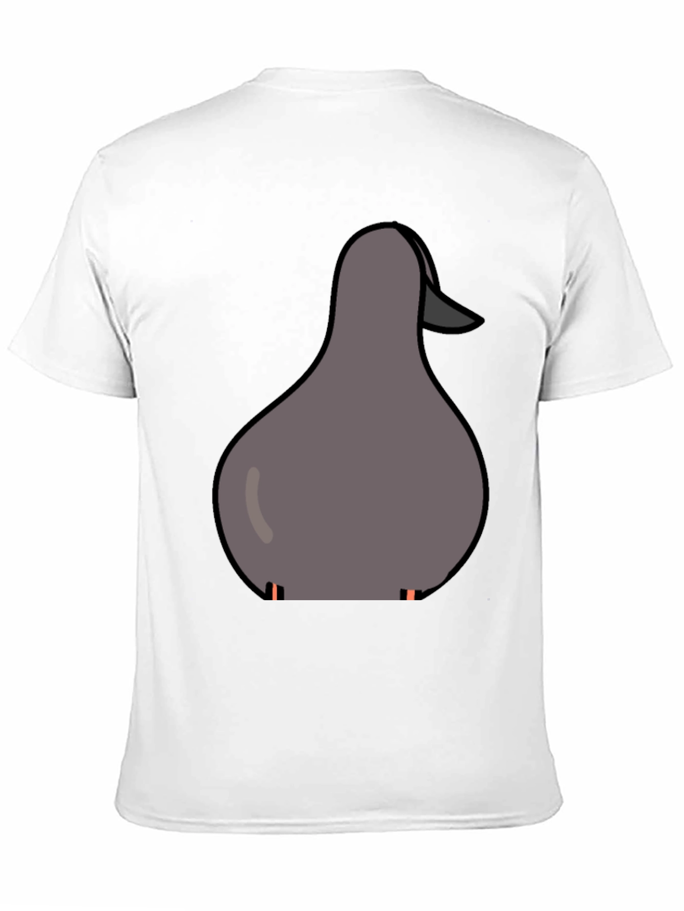 Duck Graphic Tee - Casual Black T-Shirt