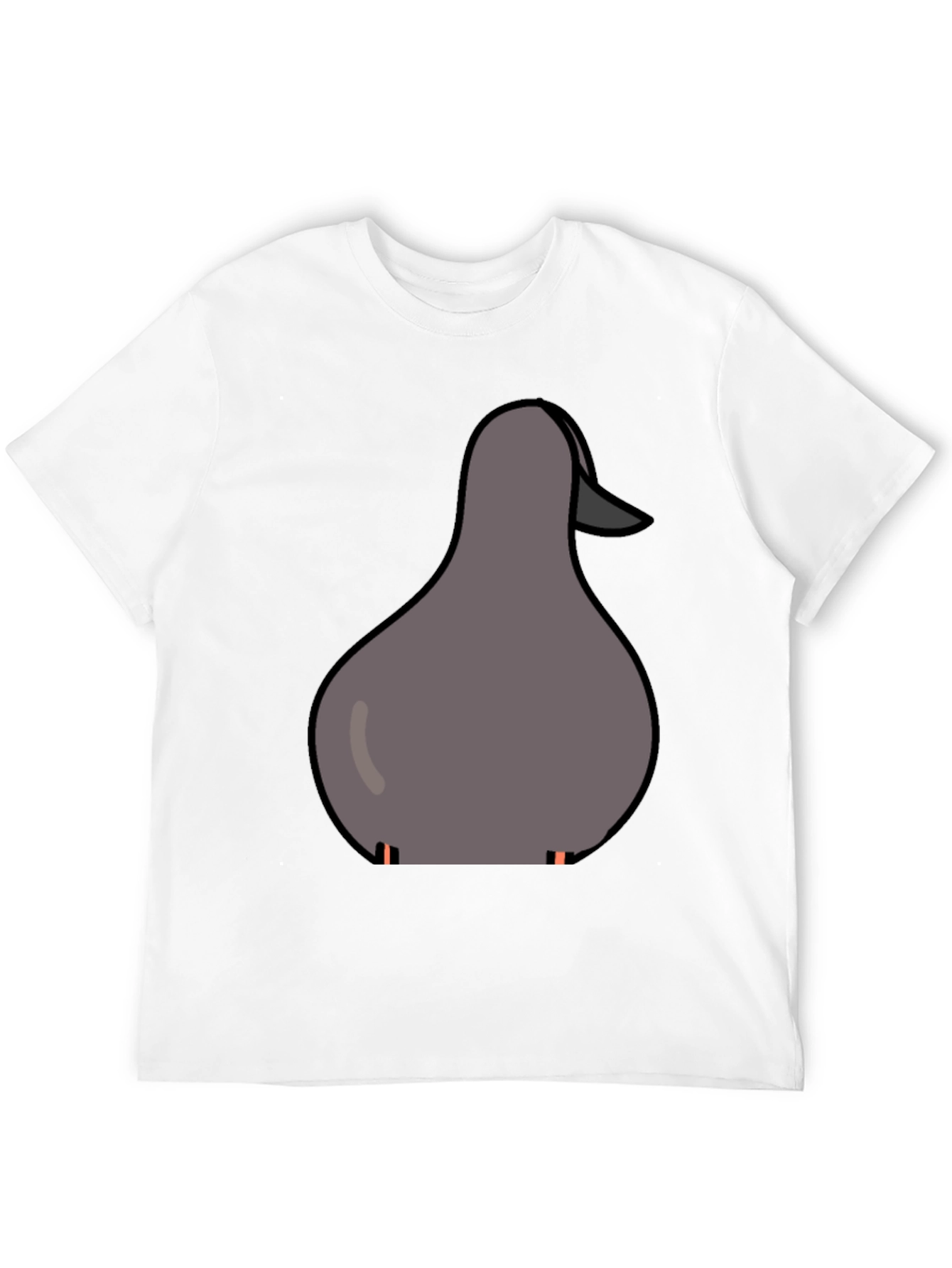 Duck Graphic Tee - Casual Black T-Shirt