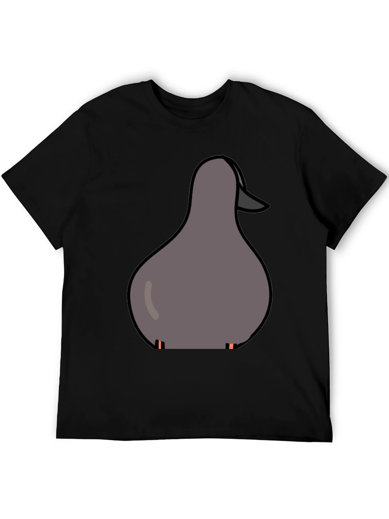 Duck Graphic Tee - Casual Black T-Shirt