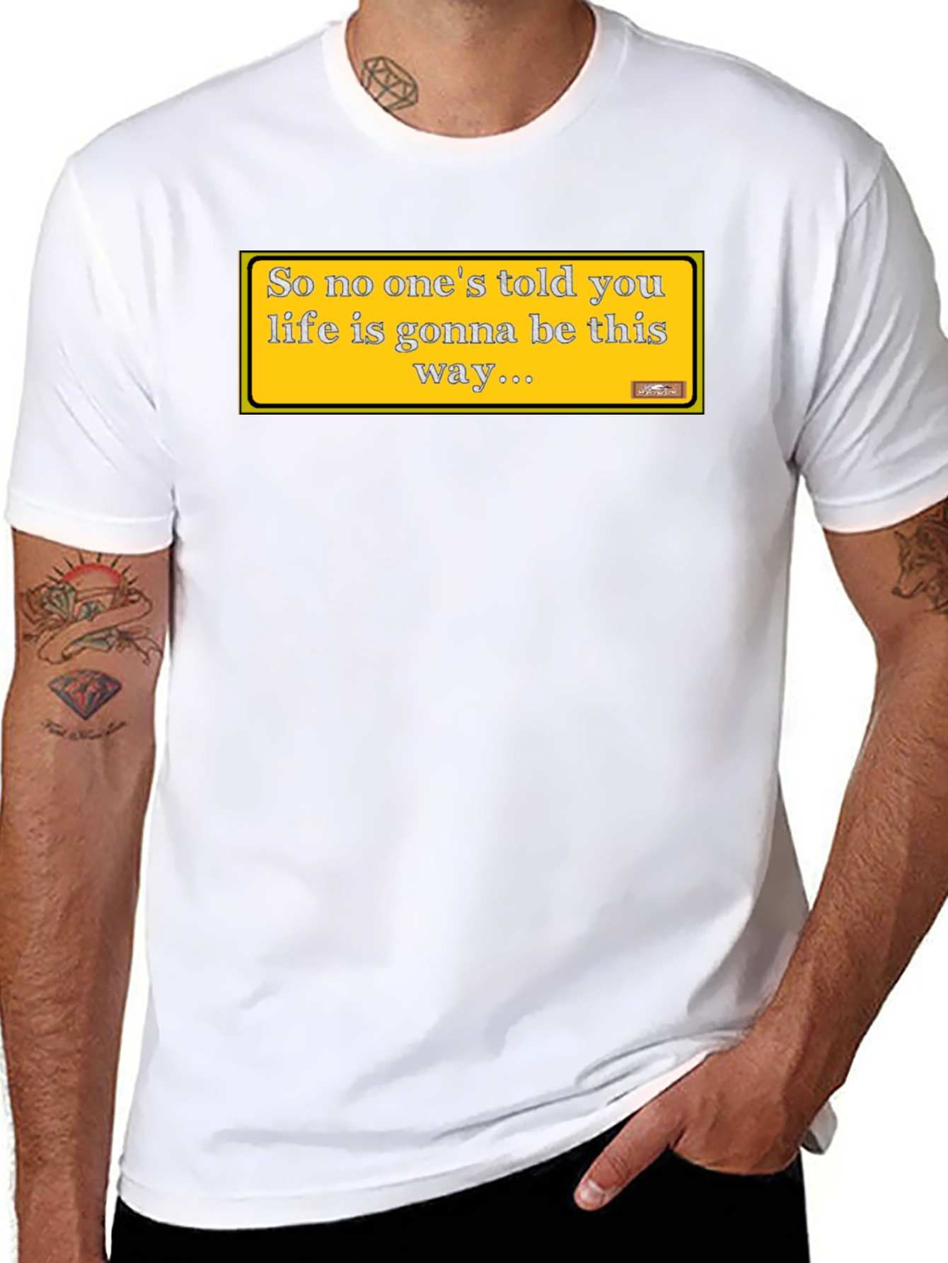Friends Theme T-Shirt: Lifes Gonna Be This Way Tee