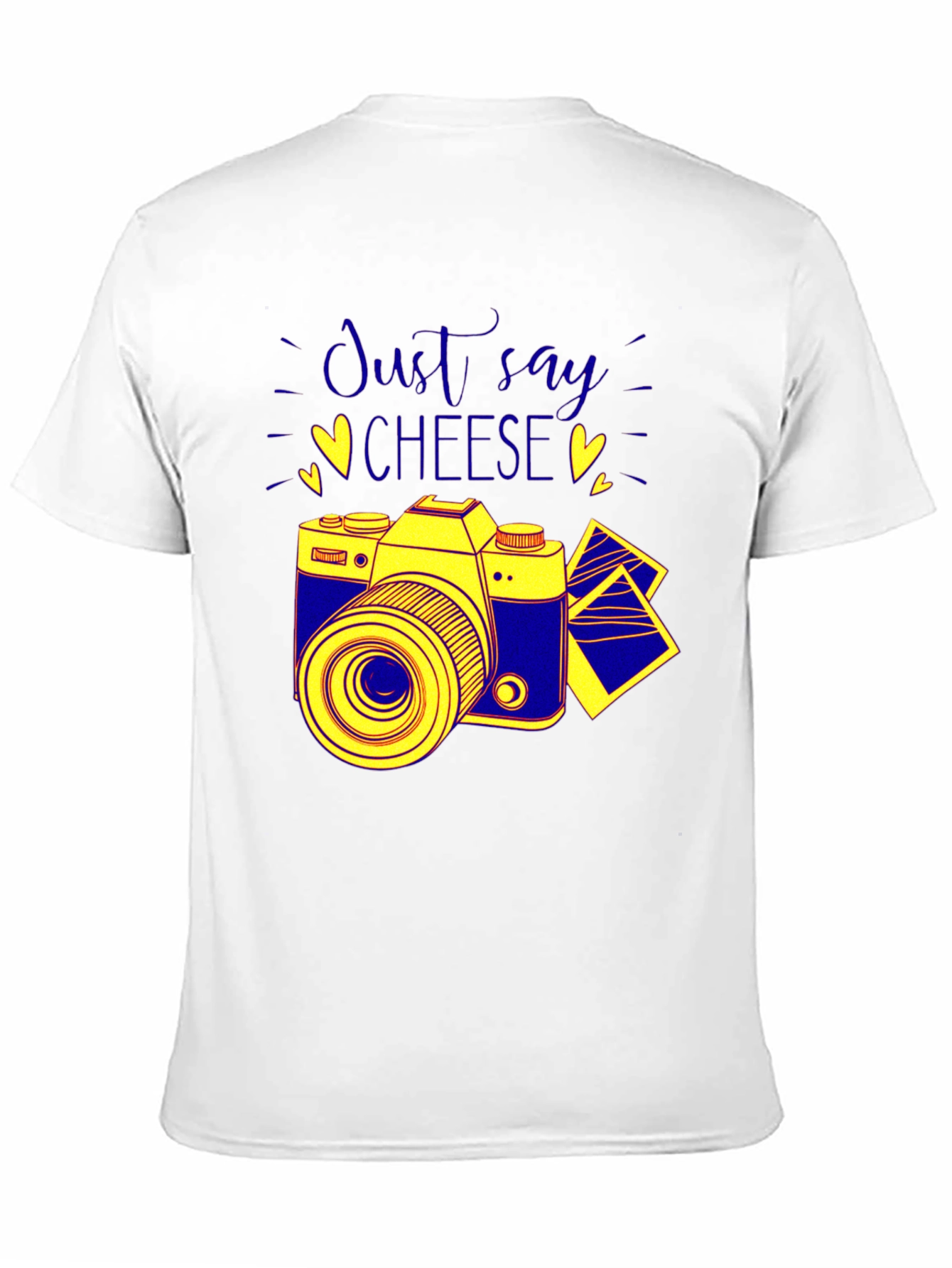 Just Say Cheese Camera Graphic T-Shirt