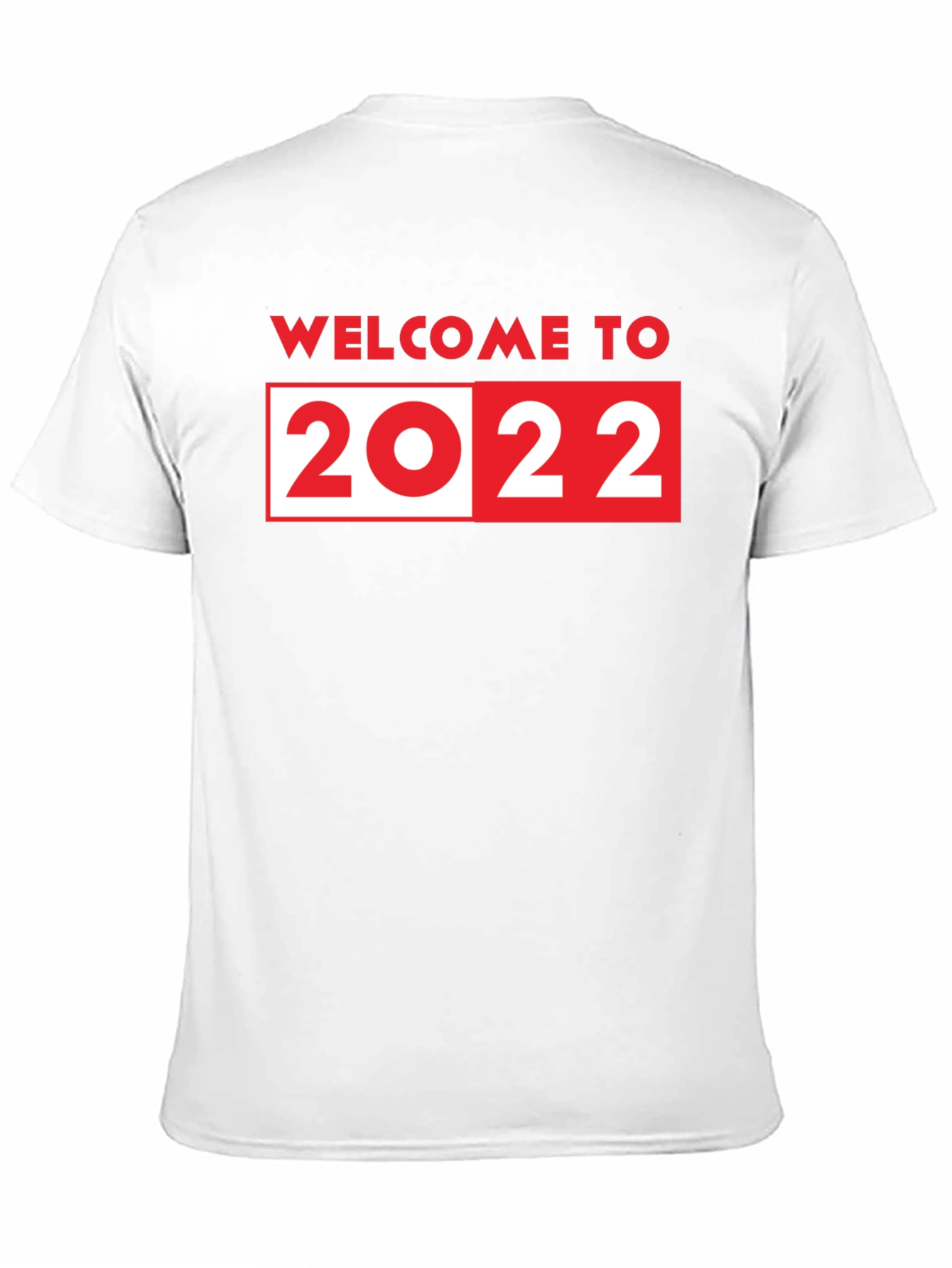 Welcome to 2022 T-Shirt - Black Crew Neck