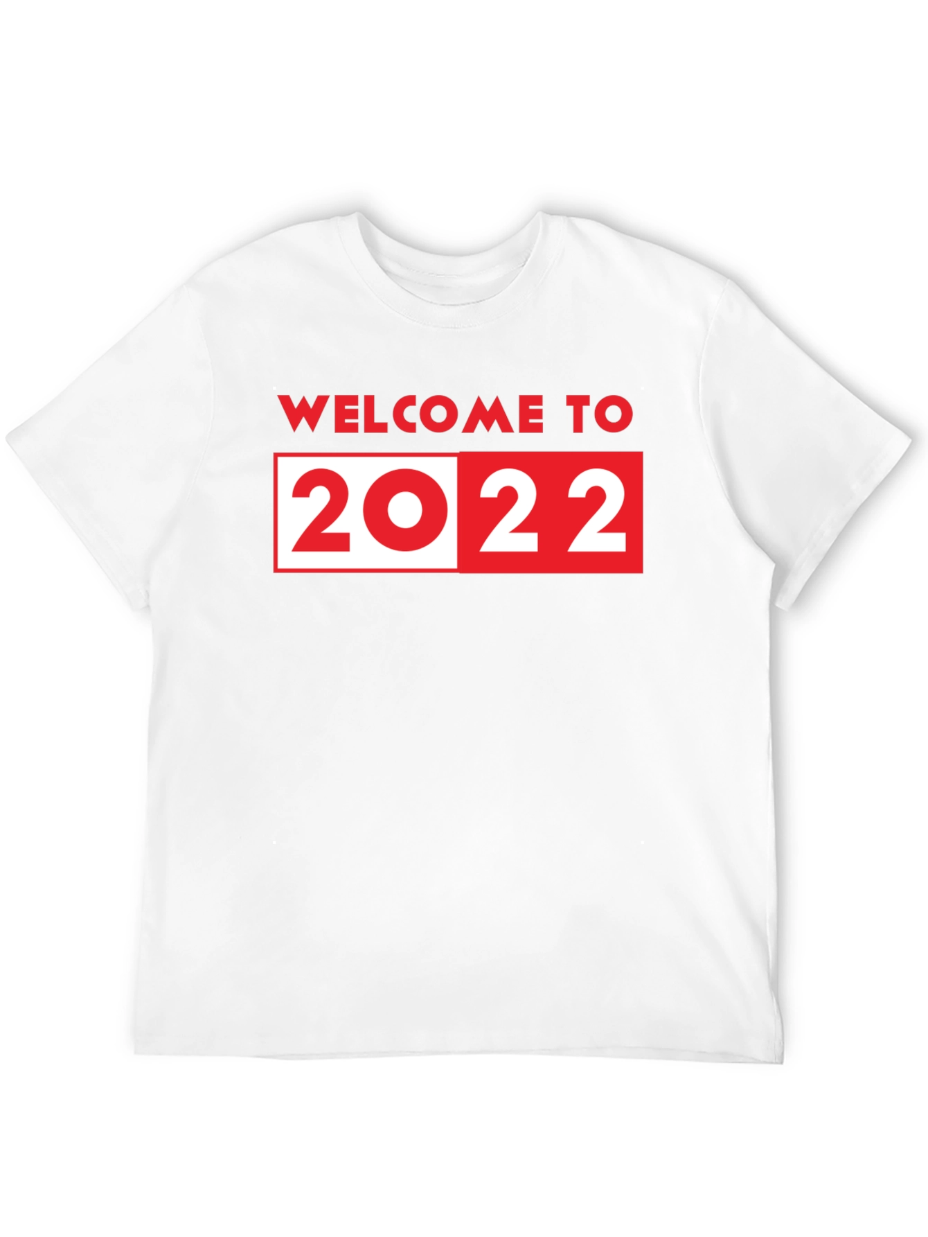 Welcome to 2022 T-Shirt - Black Crew Neck