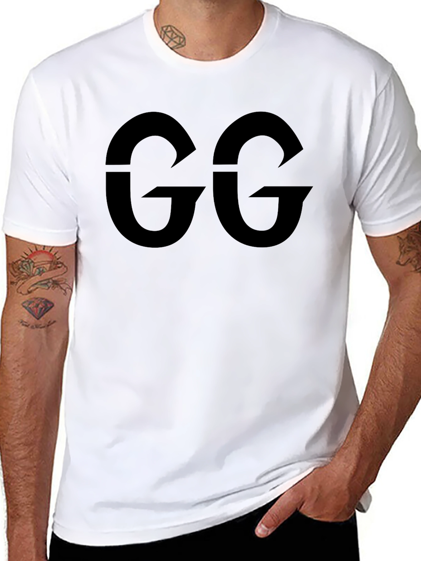 GG Graphic Tee - Mens Black T-Shirt
