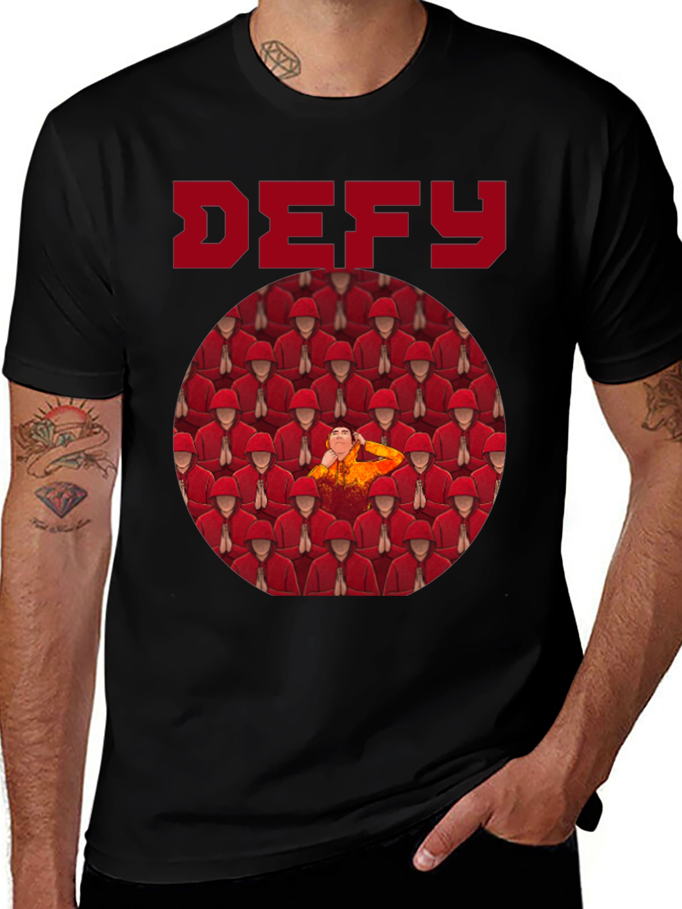 Defy Graphic Tee - Stand Out From The Crowd