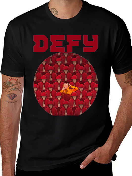 Defy Graphic Tee - Stand Out From The Crowd