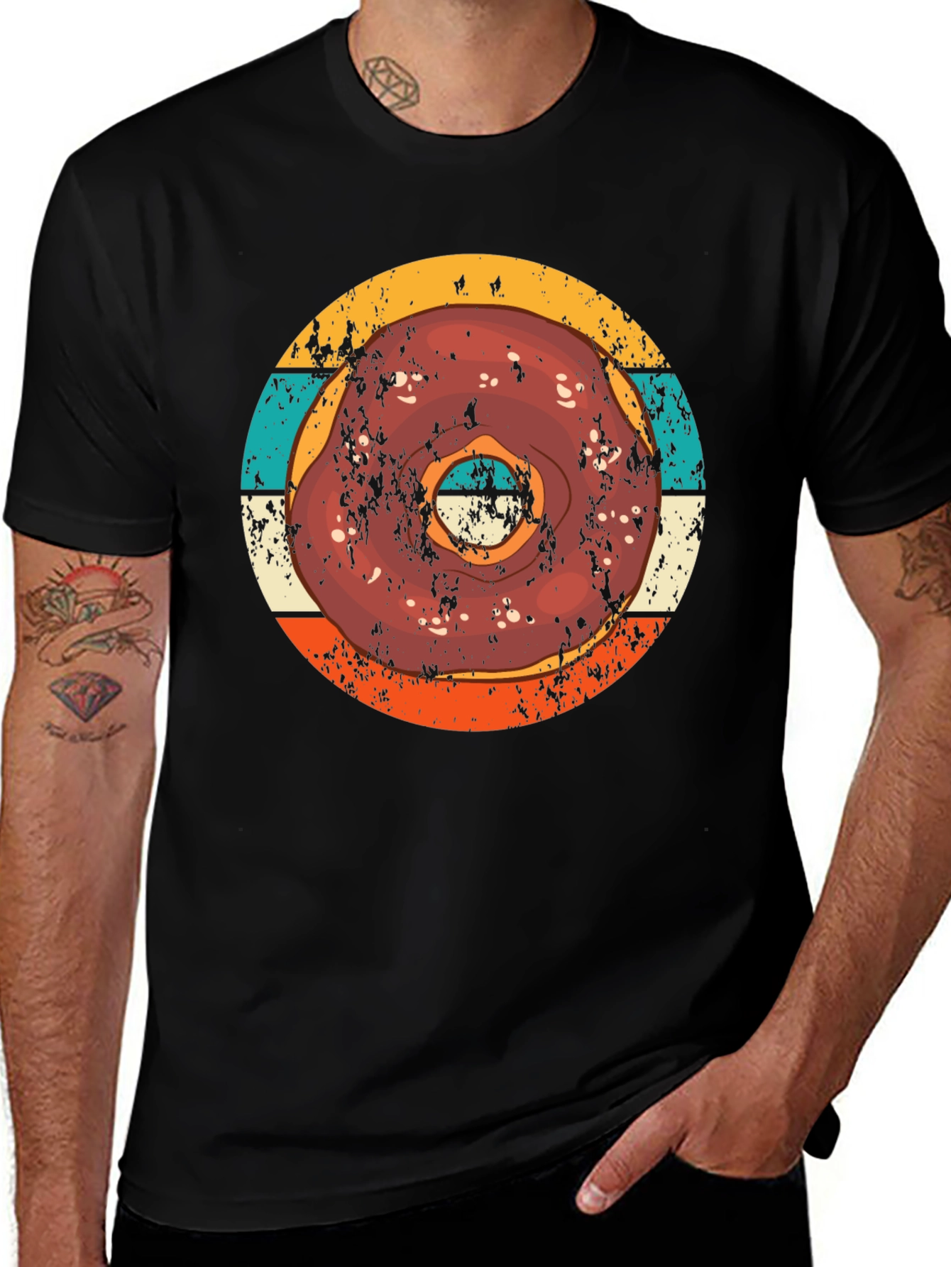 Retro Donut T-Shirt - Unique Style