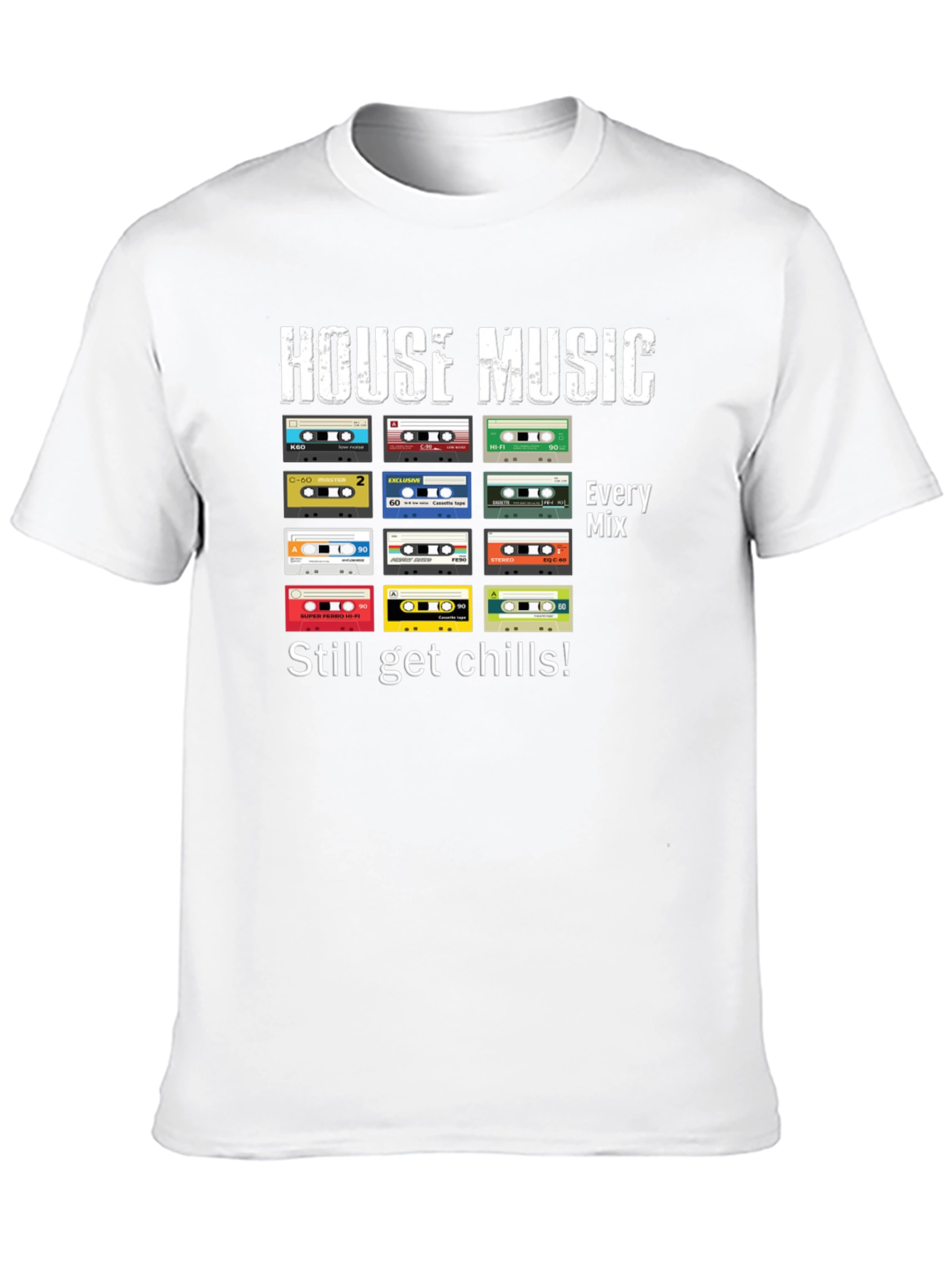 House Music Retro Cassette Tape T-Shirt