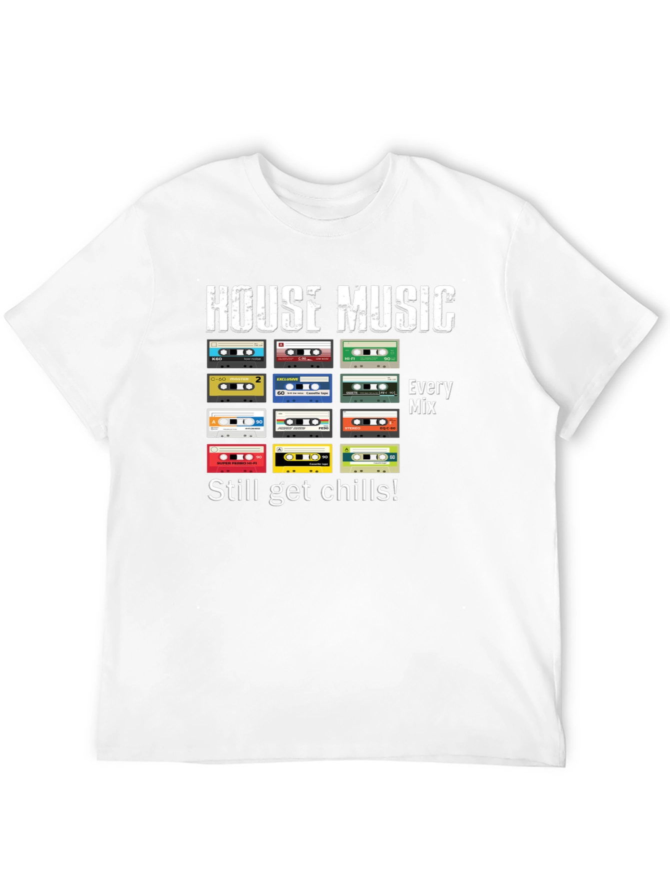 House Music Retro Cassette Tape T-Shirt