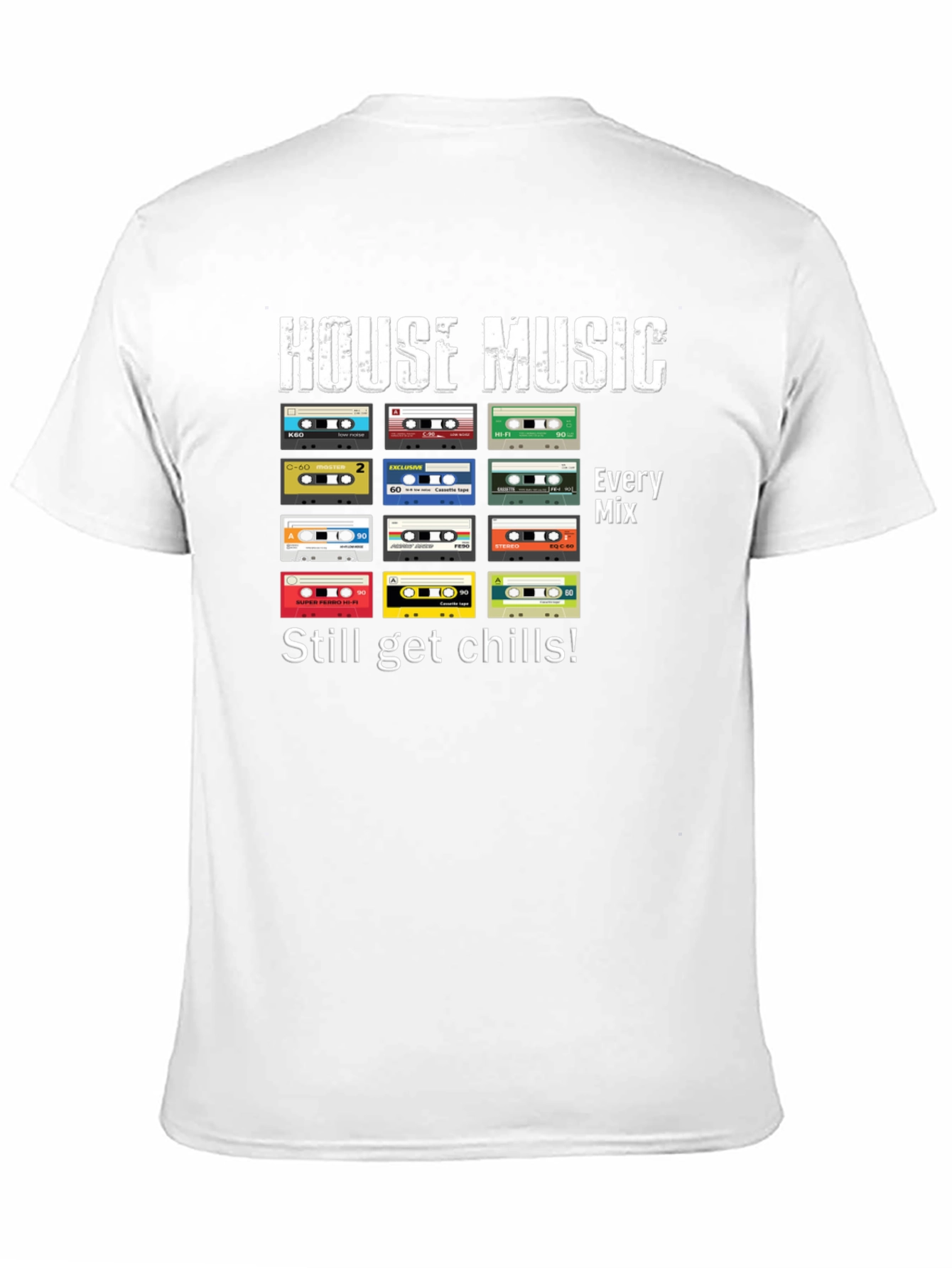 House Music Retro Cassette Tape T-Shirt