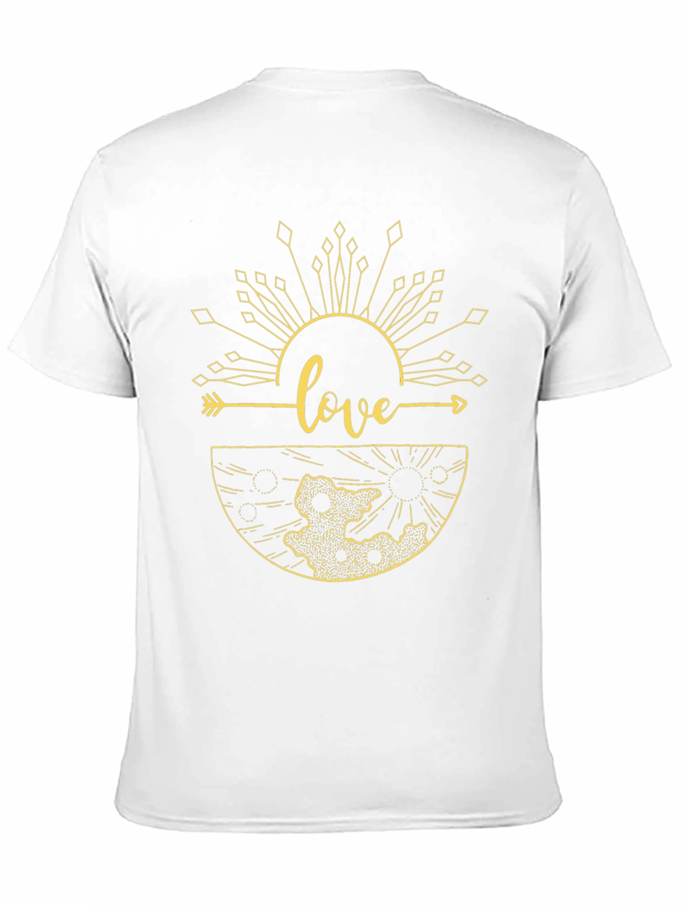 Love Graphic Print Black T-Shirt