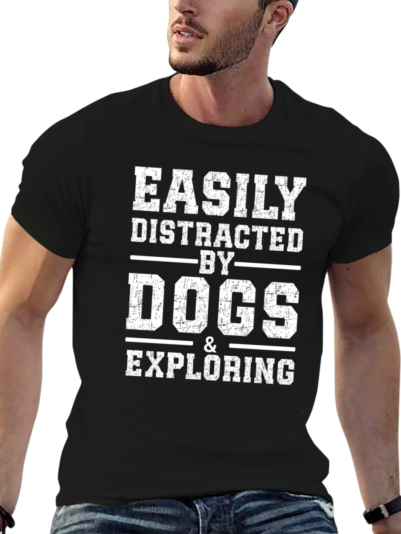 Easily Distracted By Dogs & Exploring T-Shirt