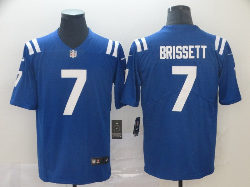 Men's Indianapolis Colts Jacoby Brissett Blue Game Jerseys