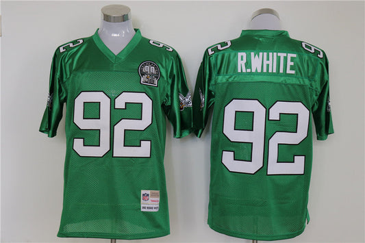 Men's Philadelphia Eagles Reggie White Mitchell & Ness Kelly Green Legacy Replica Jerseys