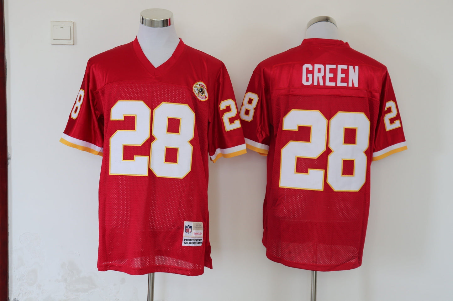 Men's Washington Redskins Darrell Green Mitchell & Ness Burgundy Legacy Replica Jerseys