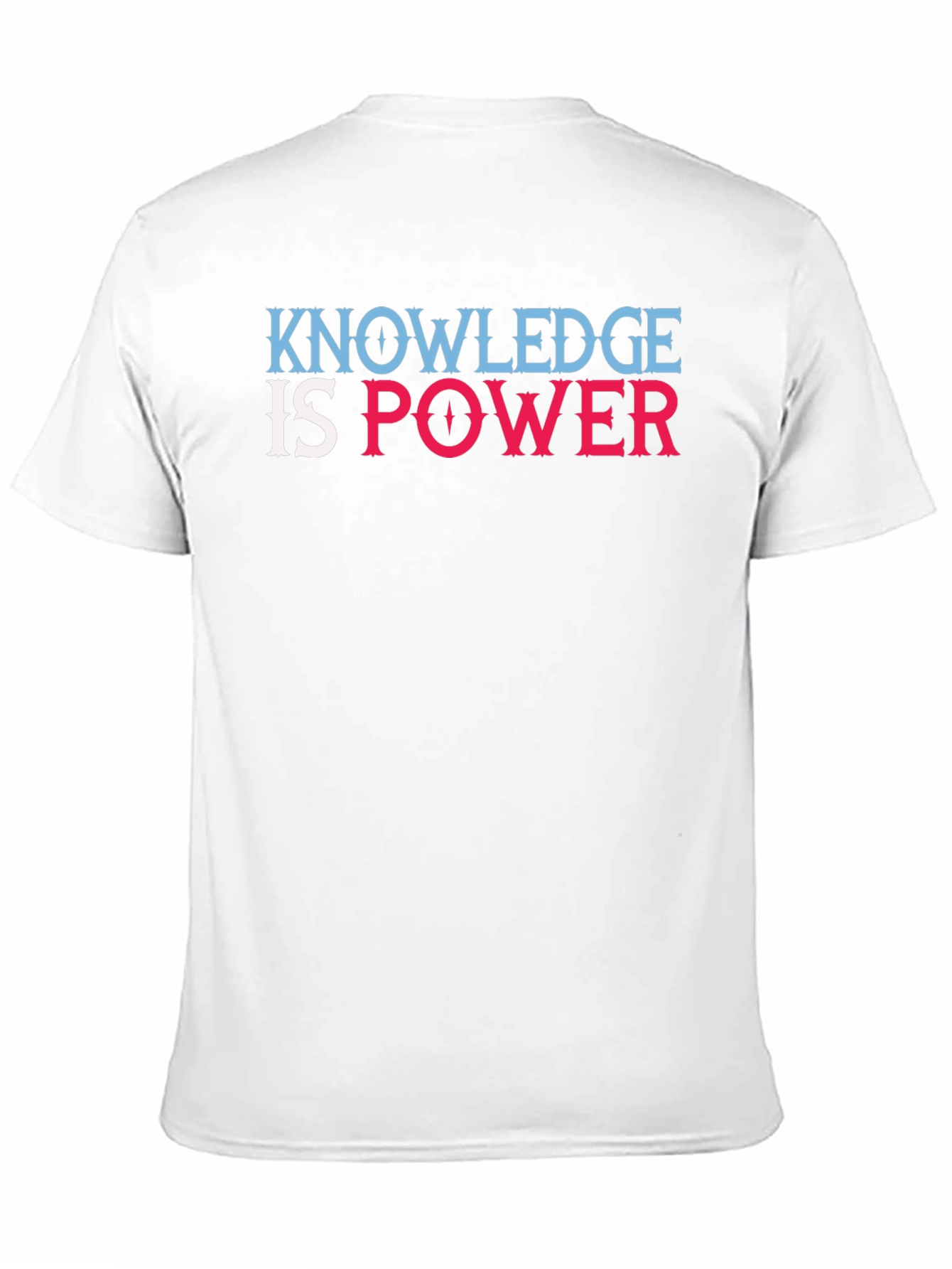 Knowledge is Power Graphic T-Shirt - Black