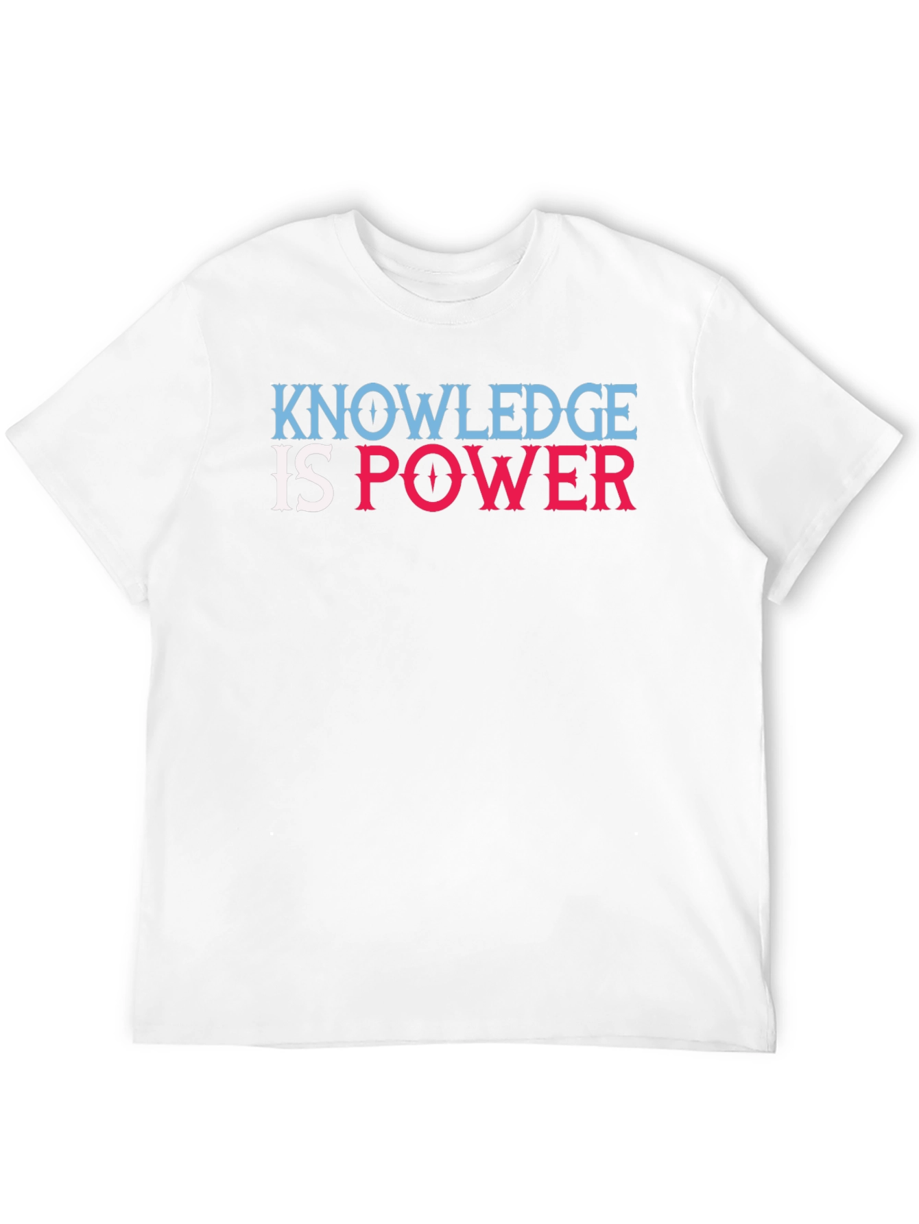 Knowledge is Power Graphic T-Shirt - Black