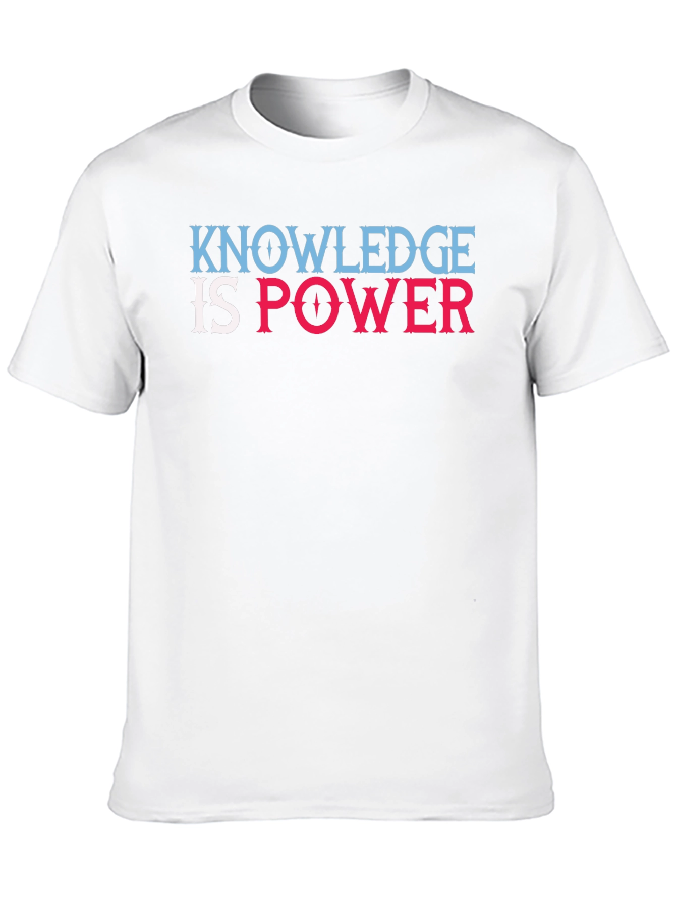 Knowledge is Power Graphic T-Shirt - Black