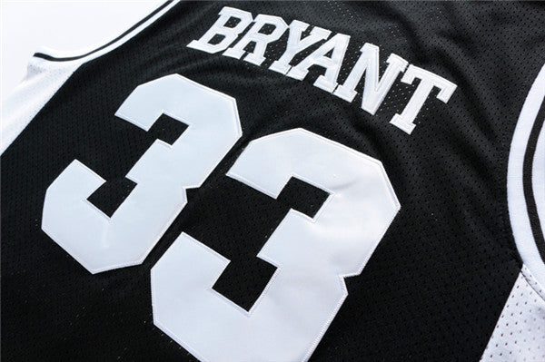Men's Los Angeles Lakers Kobe Bryant #33 Lower Merion High School Jerseys Black