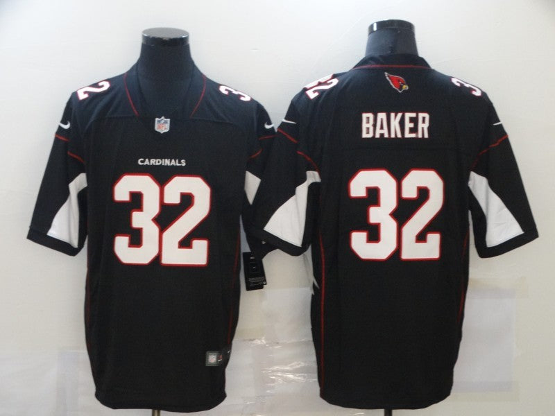Men's Arizona Cardinals Budda Baker #32 Black Game Player Jerseys
