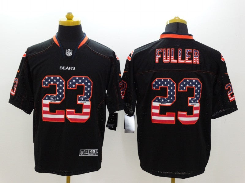 Men's Chicago Bears Kyle Fuller #23 Black Game Jerseys