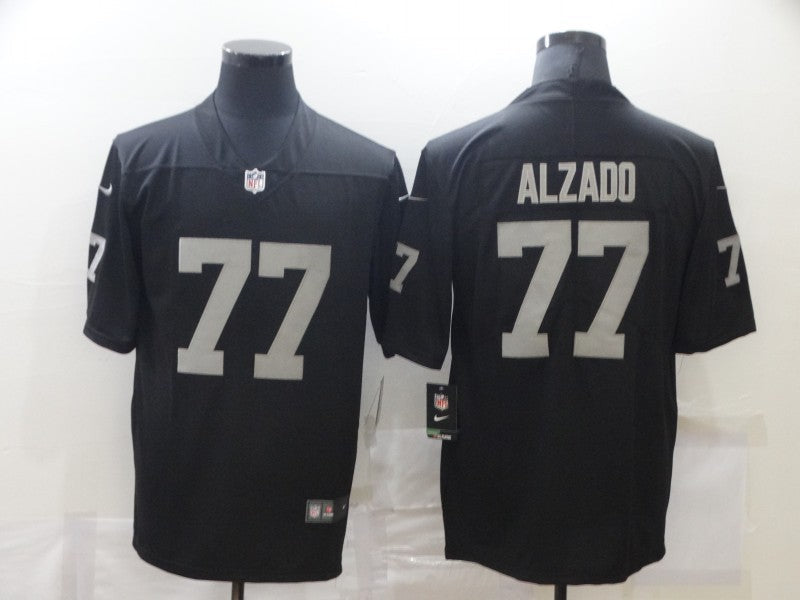 Men's Las Vegas Raiders Lyle Alzado #77 Black Game Jerseys