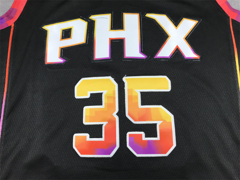 Men's Phoenix Suns Kevin Durant #35 Black 2022/23 Statement Edition Swingman Jerseys