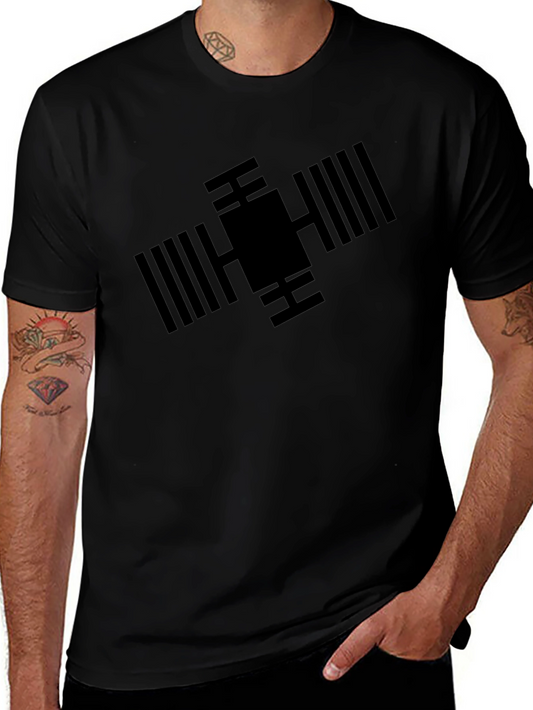 ISS Satellite Graphic Tee - Modern Space Design T-Shirt