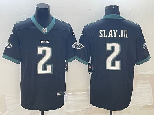 Men's Philadelphia Eagles Darius Slay Jr. #2 Black Game Jerseys
