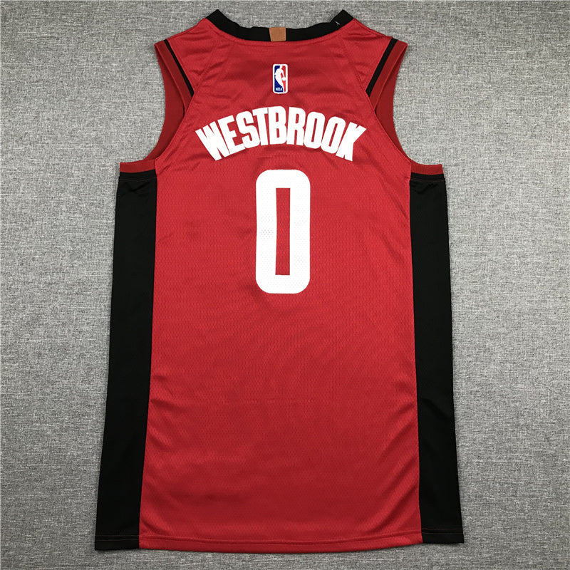 Men's Houston Rockets Russell Westbrook #0 NBA Red Swingman Jerseys