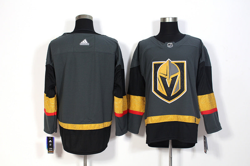 Men's Vegas Golden Knights Gray Alternate Authentic Blank Jerseys