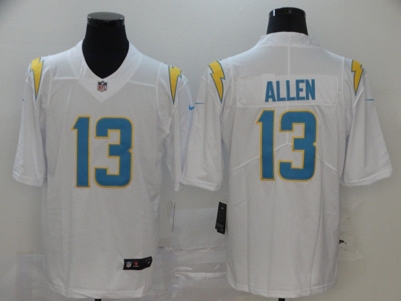 Men's Los Angeles Chargers Keenan Allen #13 White Game Player Jerseys