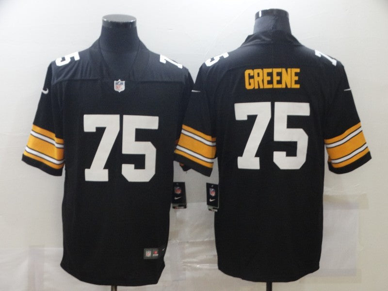 Men's Pittsburgh Steelers Joe Greene #75 Black Player Game Jerseys