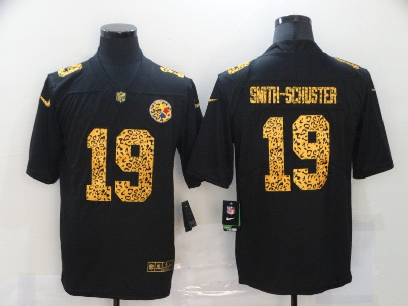 Men's Pittsburgh Steelers JuJu Smith-Schuster #19 Black Player Game Jerseys