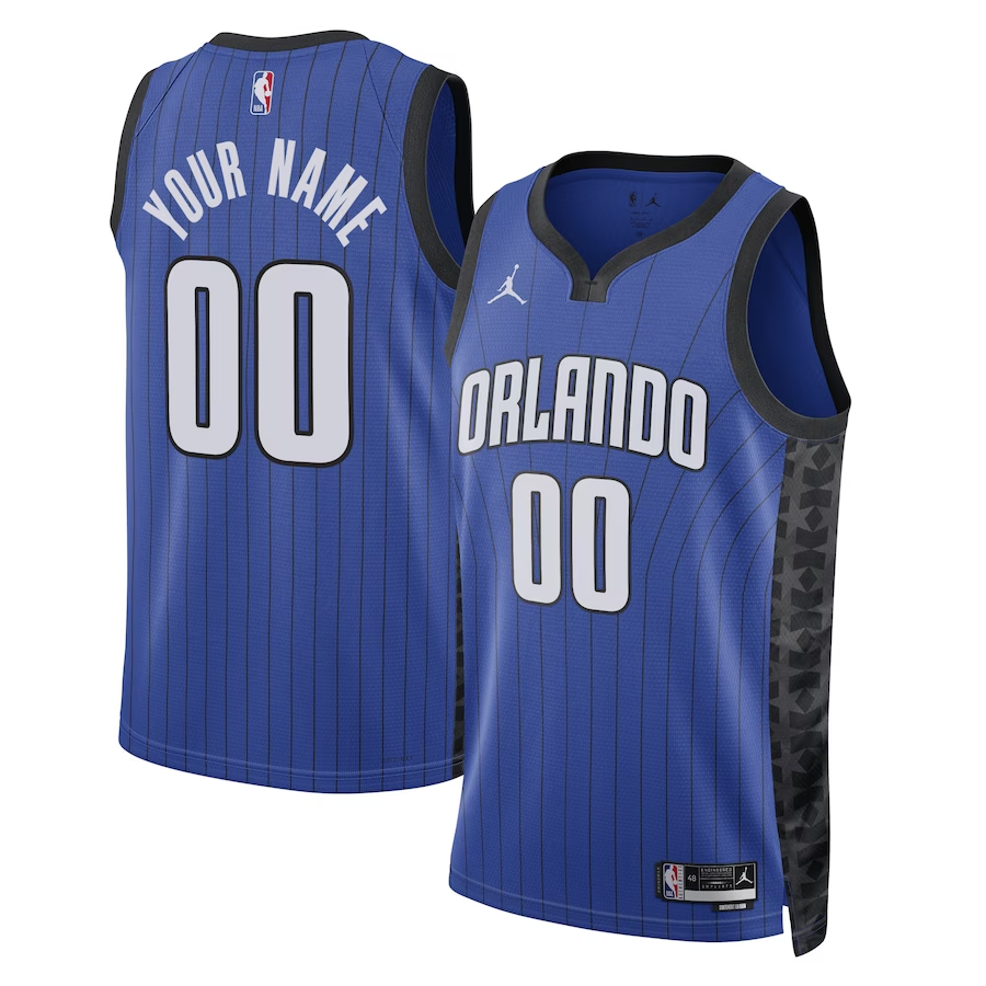 Men's Orlando Magic Royal 2022/23 Swingman Custom Jerseys - Statement Edition