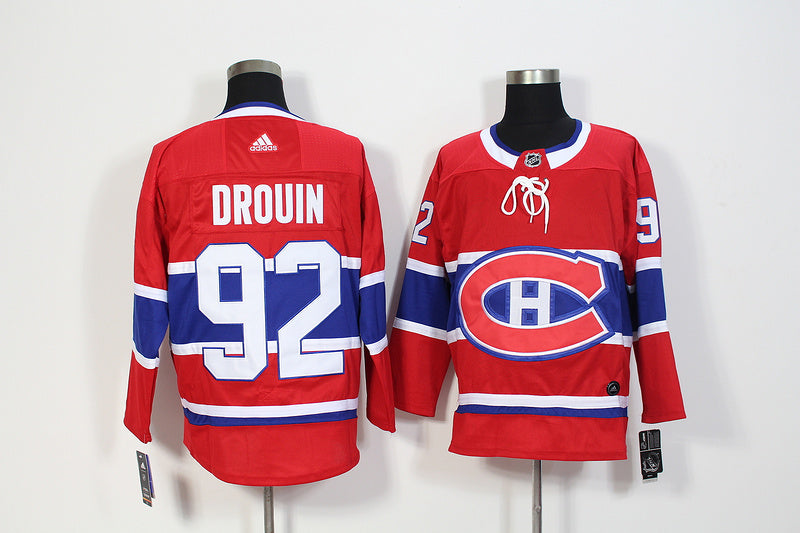 Men's Montreal Canadiens Jonathan Drouin #92 Red Player Game Jerseys