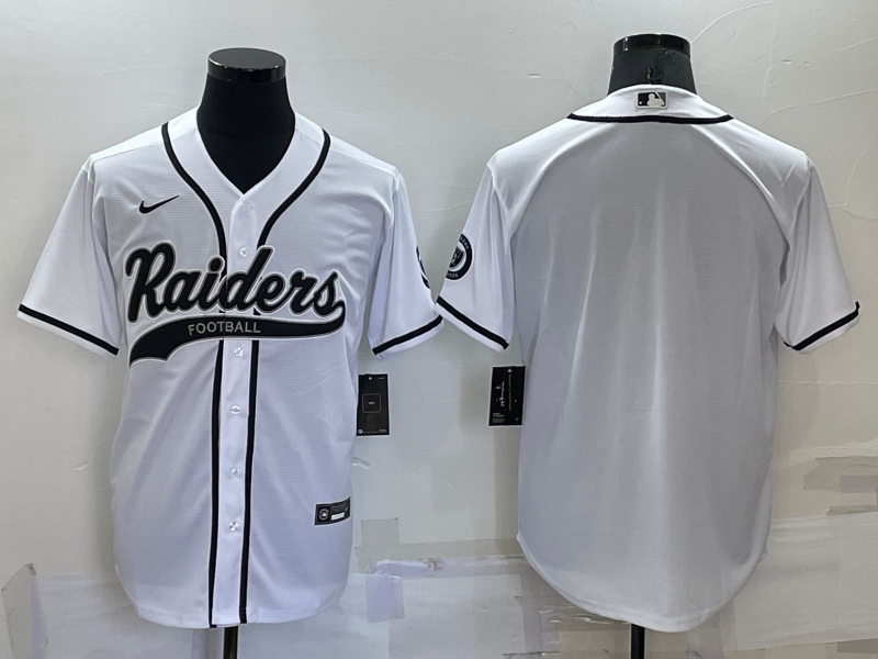 Men's Las Vegas Raiders White Blank Jerseys