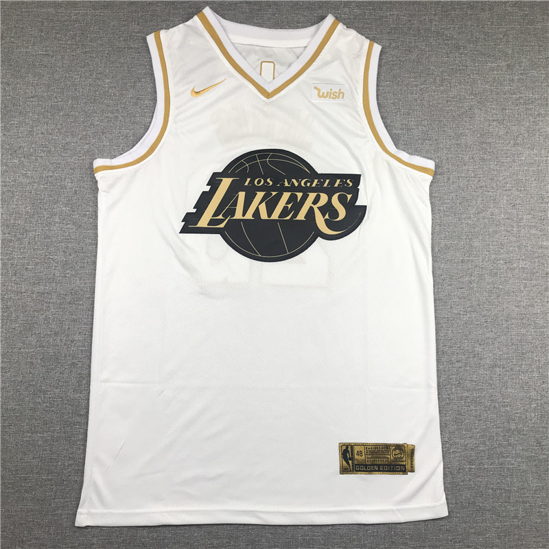 Men's Los Angeles Lakers LeBron James #23 White Swingman Jerseys
